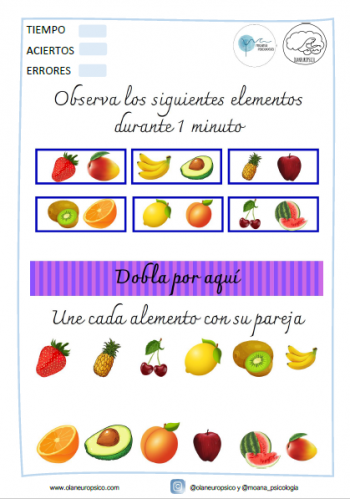 Memoriza y asocia II